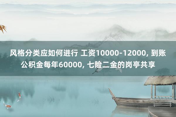 风格分类应如何进行 工资10000-12000, 到账公积金每年60000, 七险二金的岗亭共享