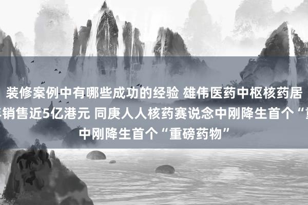 装修案例中有哪些成功的经验 雄伟医药中枢核药居品2024年销售近5亿港元 同庚人人核药赛说念中刚降生首个“重磅药物”